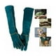 thumbnail image 1 of Guantes antimordeduras para animales, guantes de seguridad de cuero para el baño, aseo y manejo de perros, gatos, aves, serpientes, lagartos y reptiles. Guantes de protección., 1 of 5