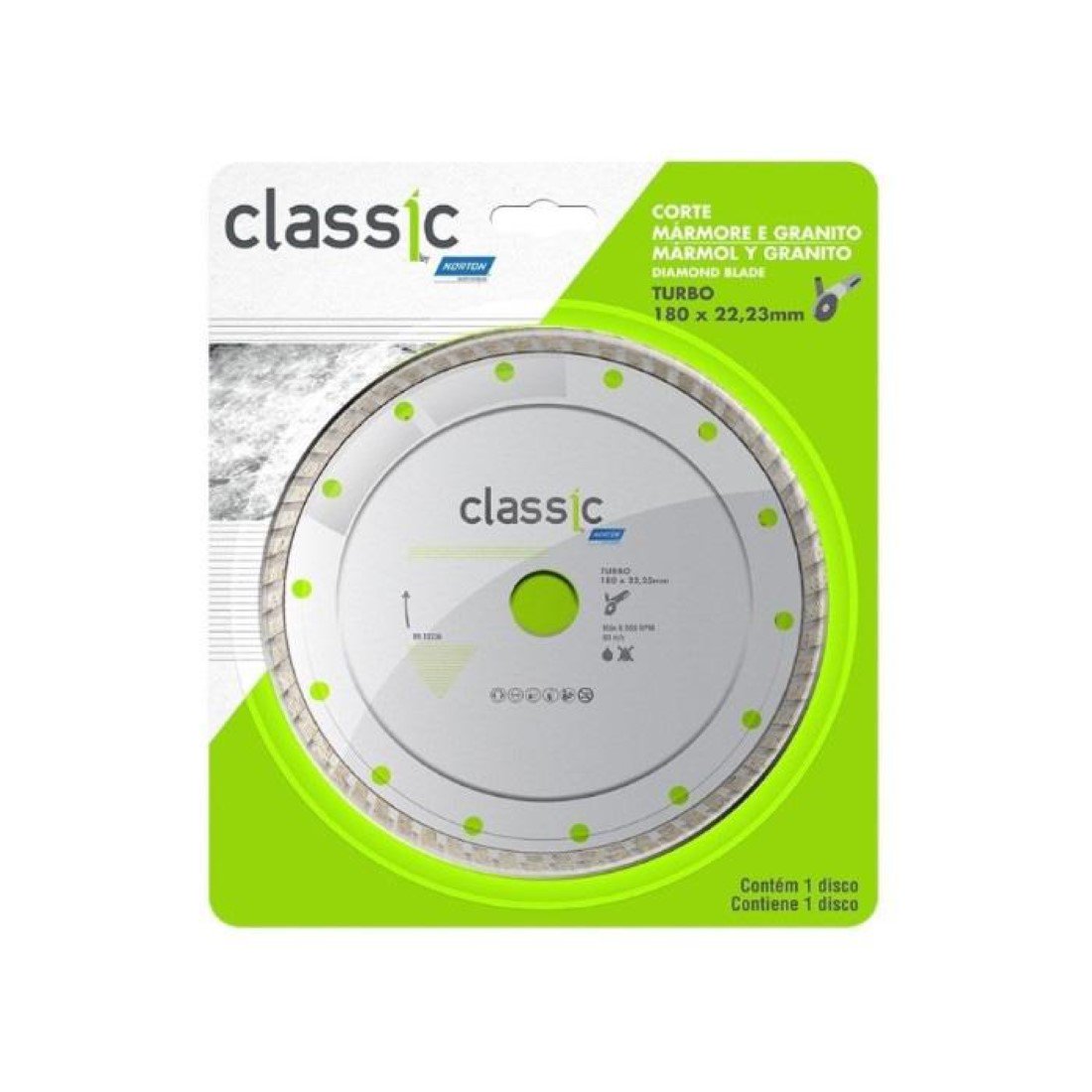 Norton - Disco Diamantado Classic Turbo 7" / 180x22.23mm