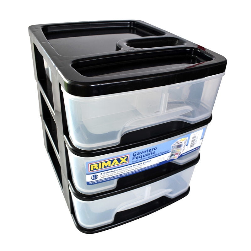 Rimax - Caja Organizadora Pequeña / 3 Cajones