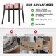 thumbnail image 4 of Soporte elevado para cuencos de perro TIDANT, ancho ajustable 18‑27 cm, altura 35 cm, 4 of 6