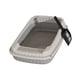 thumbnail image 4 of Caja De Arena De Gato De Gato Abierta Para El Inodoro Para Animales Pequeños Gatos Pequeños Medios Grandes Grises Gris, 4 of 5