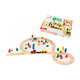thumbnail image 3 of Tren De Madera Con Riel, 48 Pcs Multicolor, 3 of 3