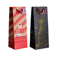 Torre - Bolsa De Regalo Navidad Botella Village