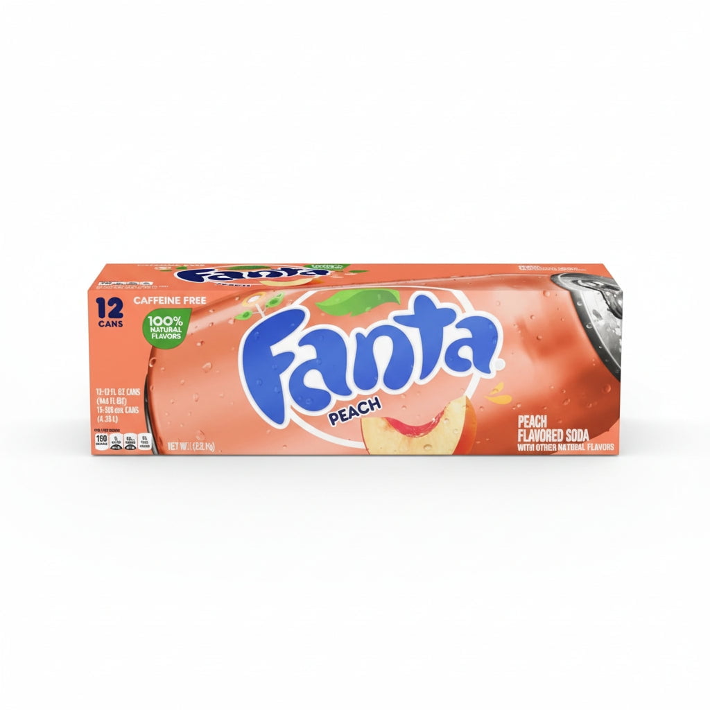 Fanta - Bebidas Durazno Lata 12 X 355 Ml