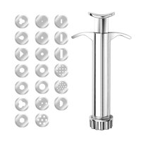 Magideal - Extrusora De Arcilla De Mano, Multiusos, Portátil, Resistente, Artesanía, Agarre Cómodo, Herramienta Extrusora De Arcilla, Extraíble Para La Escuela Y