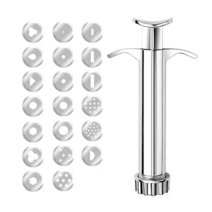 Magideal - Extrusora De Arcilla De Mano, Multiusos, Portátil, Resistente, Artesanía, Agarre Cómodo, Herramienta Extrusora De Arcilla, Extraíble Para La Escuela Y