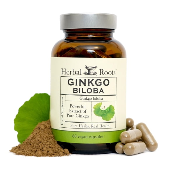 Fórmula de Apoyo Diario Herbal Roots Biloba 60 veganas