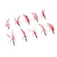 thumbnail image 4 of Ganchos triples agudos de la pesca del acero inoxidable 10pcs con la pluma 06, 4 of 5