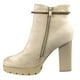 thumbnail image 4 of Botin Mujer Taco Alto Gamuza 08 Yassne Beige, 4 of 5