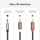 thumbnail image 3 of Cable de 3,5 mm a RCA Yumiwoow, paquete de 2, 1 m, sonido HiFi, carcasa metálica, 3 of 9