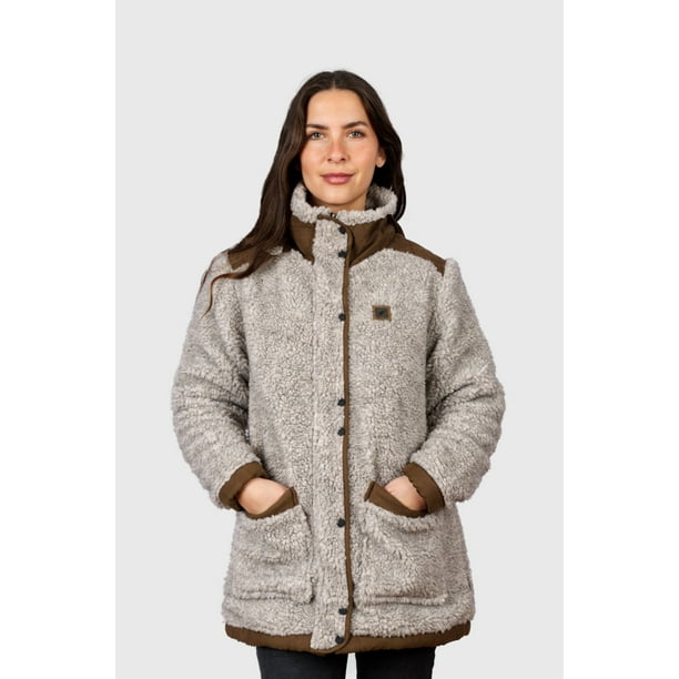 Abrigo Chiporro Coldless V2 Beige Mujer Falcone