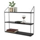 thumbnail image 2 of Repisa 3 Niveles 60X15X54 Cm Metal Base Madera Negra, 2 of 3