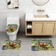 thumbnail image 2 of Juego de 3 Alfombras de Baño de Terciopelo Coral Desmarcar, 2 of 6