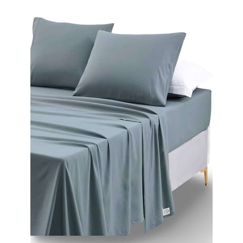 Genérico - Sabanas Set 1 Plaza Gris