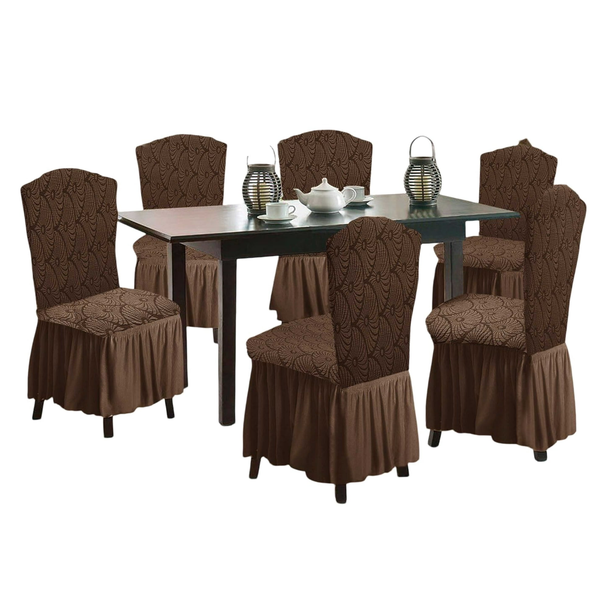 Genérico - Fundas 3d Para Sillas Turcas - Pack De 6 F11