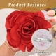 thumbnail image 3 of Broche elegante de moda con borde quemado, alfiler de flor para traje de mujer, ropa profesional, adornos de ramillete hechos a mano., 3 of 5