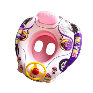 Ioensy - Bebé Natación Anillos Verano Niños Surf Niños Inflable Piscina Flotadores Asiento Rosa