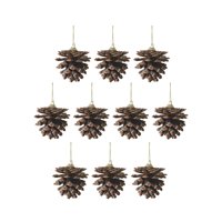 Magideal - 10 Piezas De Piñas De Navidad Colgantes Para Decorar, Regalo De Cumpleaños, Para Festivales, Salas De Estar. 4Cm A 5Cm