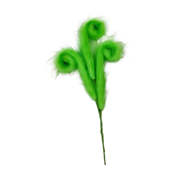 Palillos Peludos Para árboles De Navidad Portátiles De Color Verde Para Arreglos Florales De Aniversario