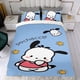 thumbnail image 4 of Juego de Funda de Edredón Desmarcar Pochacco 3 Piezas 140cm x 210cm, 4 of 6