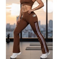 Flix Spa - Calza Flare Mujer Tiro Alto Con Bolsillos