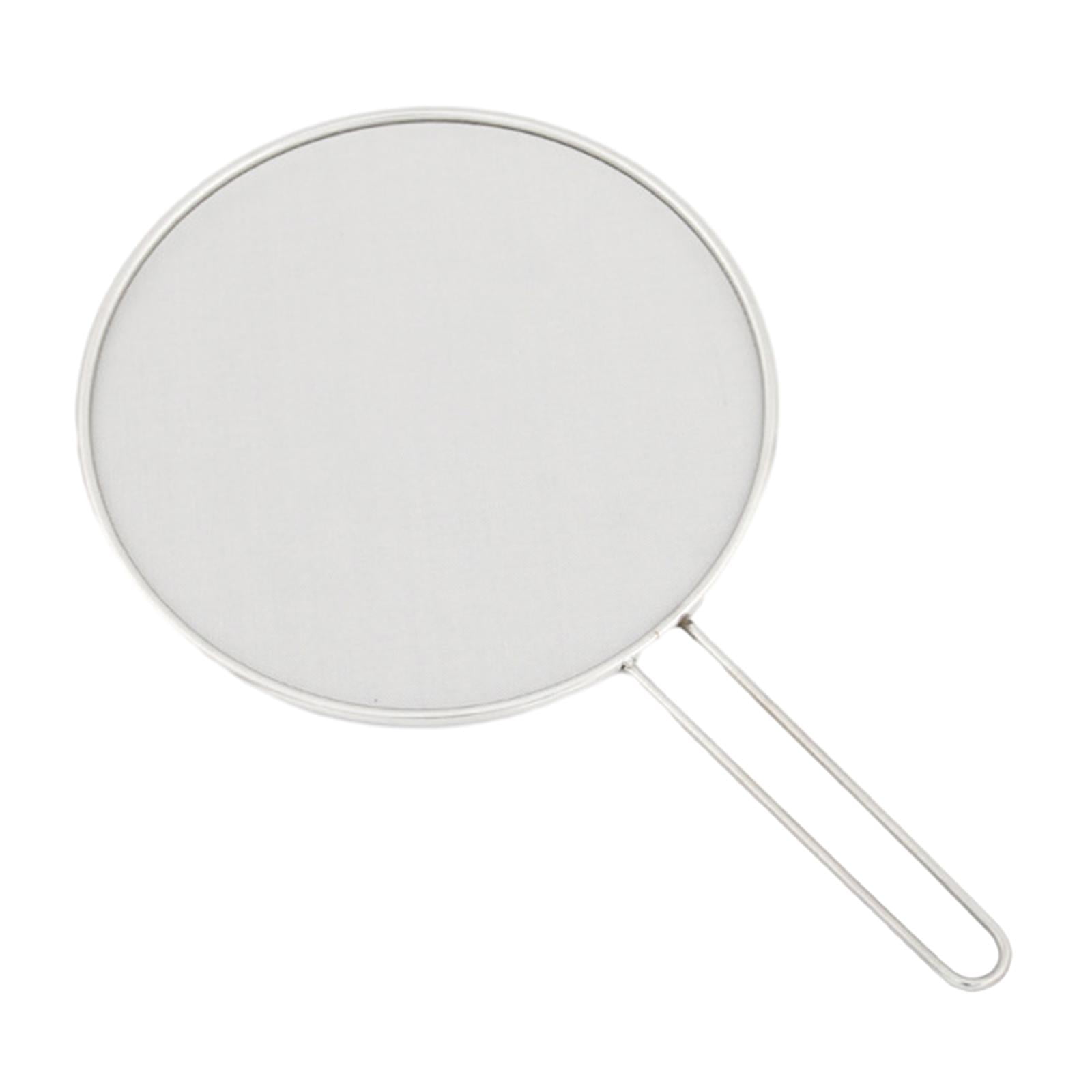 Bothyi - Pantalla Contra Salpicaduras Con Mango Resistente Al Calor, Pantalla Para Sartén Para Cocinar, 25cm