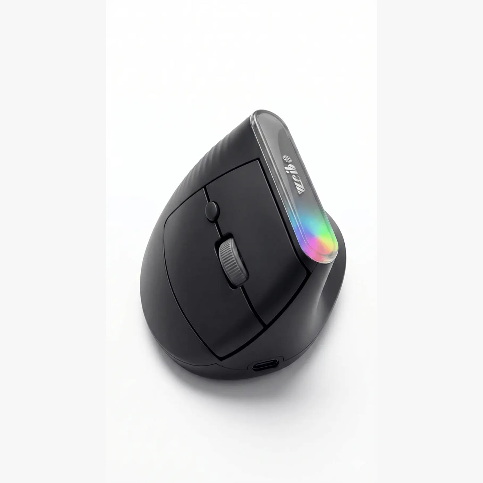 Veibo - Mouse Vertical Inalámbrico Ergonómico Wb-889 - Negro.