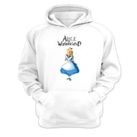 Genérico - Polerón Canguro Alicia Cuentos Infantiles Blanco Talla S Unisex