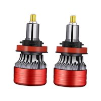 Magideal - Bombillas Para Faros Delanteros Con Disipación De Calor De 6000 Lm, Instalación Rápida, Luz De Cruce Ip68, Para Accesorios De Coche, Repuestos. H11