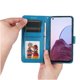 thumbnail image 5 of Funda tipo cartera FOXDOCK para OPPO Reno 7 Lite , diseño girasol en relieve, cuero PU, cierre magnético, soporte y tarjetero, 5 of 5