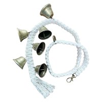 Magideal - Perilla Colgante Para Puerta De Perro, Entrenamiento Para Ir Al Baño Para Perros Pequeños, Medianos Y Grandes, Timbres De Entrenamiento Para El Hogar, Cuerda De Algodón