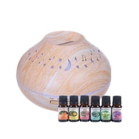 Disparo - Pack Humidificador Luna Y Estrella + 6 Esencias Aromaticas