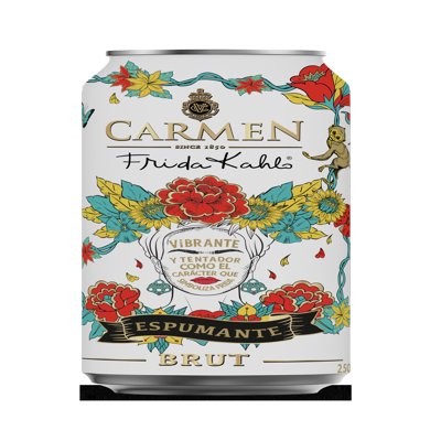 Espumante Brut Frida Kahlo 11.8° Lata 250 Ml Carmen