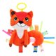 thumbnail image 3 of Cochecito De Bebé Para Ni?os Con Campanilla, Colgantes, Juguetes De Peluche, Naranja, 3 of 5