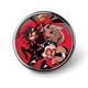 thumbnail image 1 of Helluva Boss theme Round Button Badge Premium Metal Construction Ideal For High end Events 2 8 Cm, 1 of 6