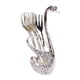 thumbnail image 2 of Vajilla Cisne Juego Creativo 6 Tenedores Utensilios Para Té Fruta Cocina Plata, 2 of 5