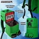 thumbnail image 5 of Mochila Minecraft Creeper para Niño con Correas Ajustables 50x21x19 cm, 5 of 6