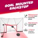 thumbnail image 3 of Parada de Lacrosse Goal Sports Innovation 396 cm × 305 cm, 3 of 9