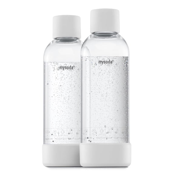 Botellas de carbonatación Mysoda, paquete de 2 unidades, compatibles con MySoda
