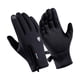 thumbnail image 2 of Guantes De Nieve A Prueba De Viento Con Cremallera Calor Manténgase Para Conducir Hombres De Ciclismo Mujeres Black M, 2 of 5