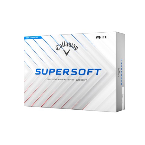 Callaway Golf - Pelotas De Golf Callaway Supersoft 2025 Blancas
