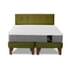 thumbnail image 5 of Cama Europea Zen Best 2 Plazas Colchon Resortes Base Dividida + Respaldo Tela Verde, 5 of 6