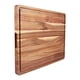 thumbnail image 1 of Tabla de cortar GlowSol de madera de acacia, 60 x 45 cm, con ranura para jugo, 1 of 8