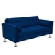 thumbnail image 2 of Sofa Retro 3c Felpa 12 Azul Marino, 2 of 6