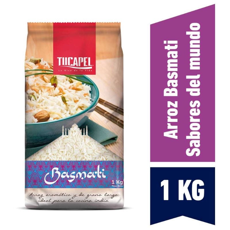 Tucapel - Arroz Grado 1 Grano Largo Basmati Bolsa