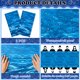 thumbnail image 3 of OHOME 2 Pack de manteles plásticos con olas para fiestas en la playa, 3 of 3