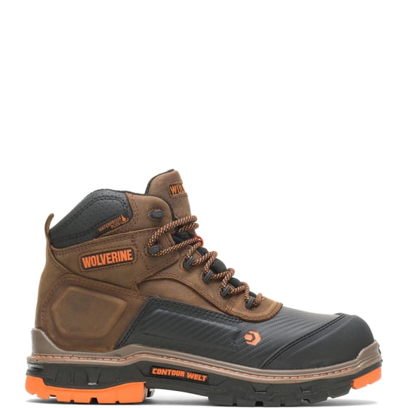 Bota de trabajo Wolverine Overpass 6, punta media compuesta, impermeable