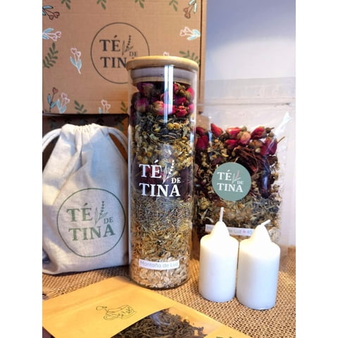 Té De Tina - Bomba De Baño Natural Montaña De Luz 165 Gr