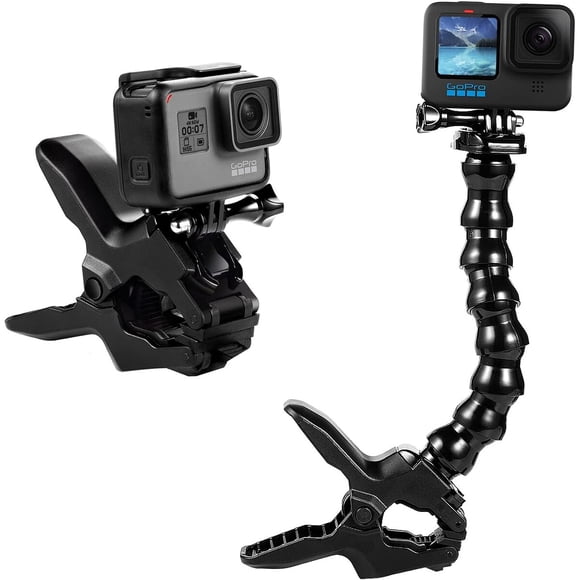 Suptig Jaws Flex Clamp Mount Gooseneck Mount for GoPro