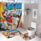 thumbnail image 1 of Juego de Cortina de Ducha Desmarcar Bugs Bunny y Correcaminos 4 Piezas, 1 of 6